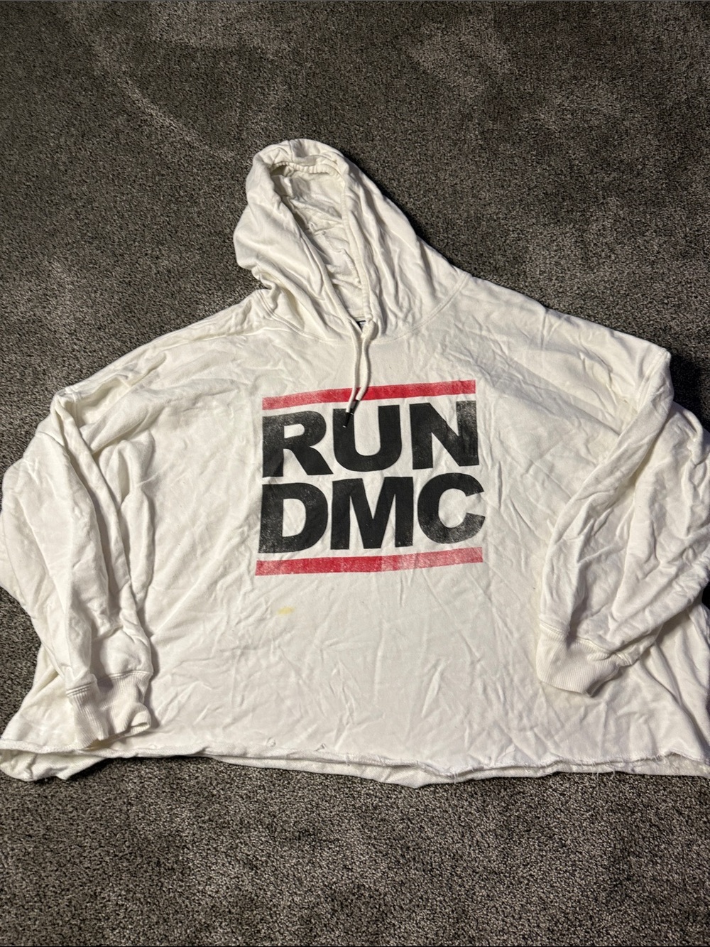 RUN DMC Crop Hoodie Size 6X